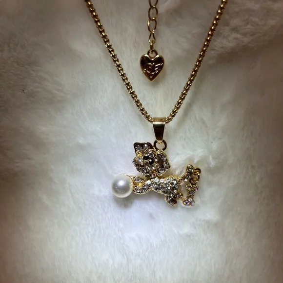 Betsey Johnson Doggy and Bone necklace - Picture 13 of 15